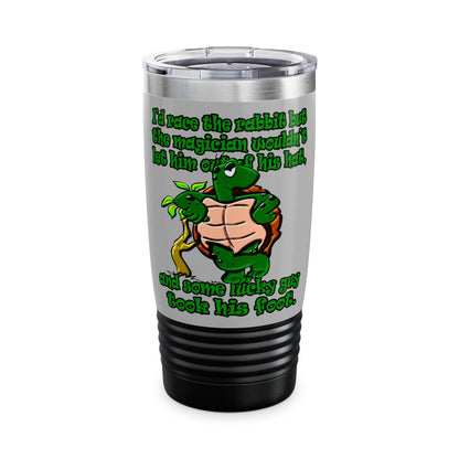 turtle race - Ringneck Tumbler, 20oz (light grey)