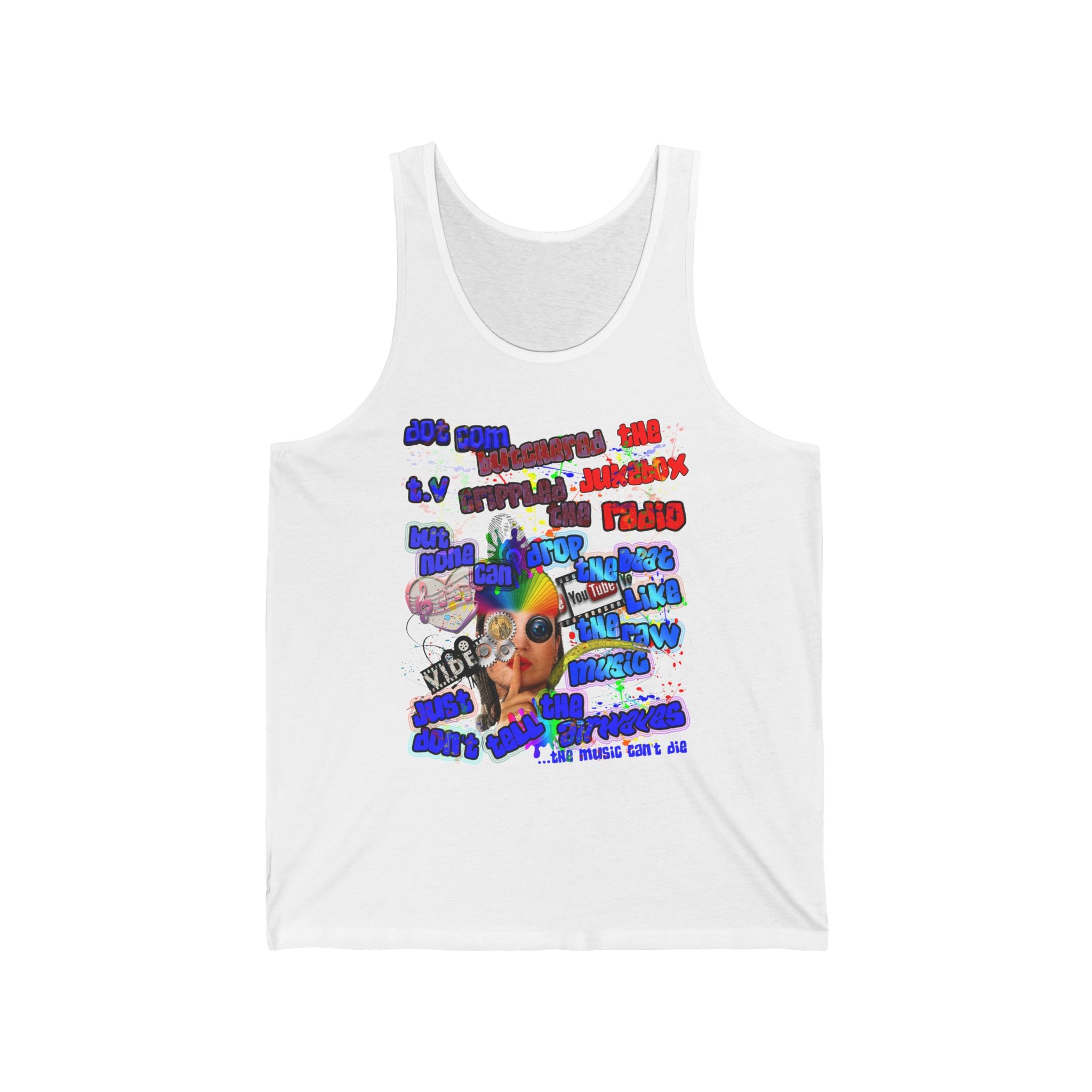 drop the beat - Unisex Jersey Tank