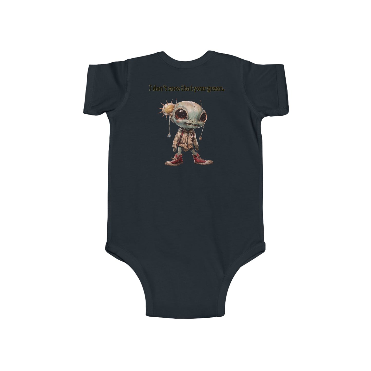 I don't care that your grey - Infant Fine Jersey Bodysuit