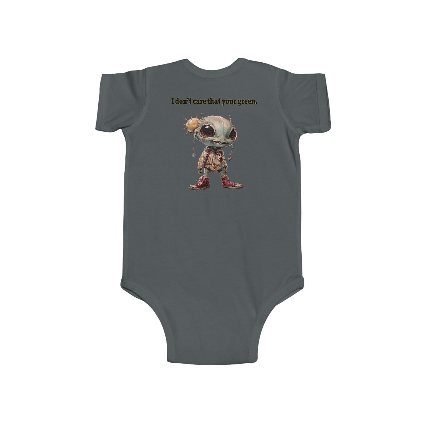 I don't care that your grey - Infant Fine Jersey Bodysuit