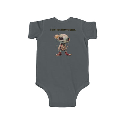 I don't care that your grey - Infant Fine Jersey Bodysuit
