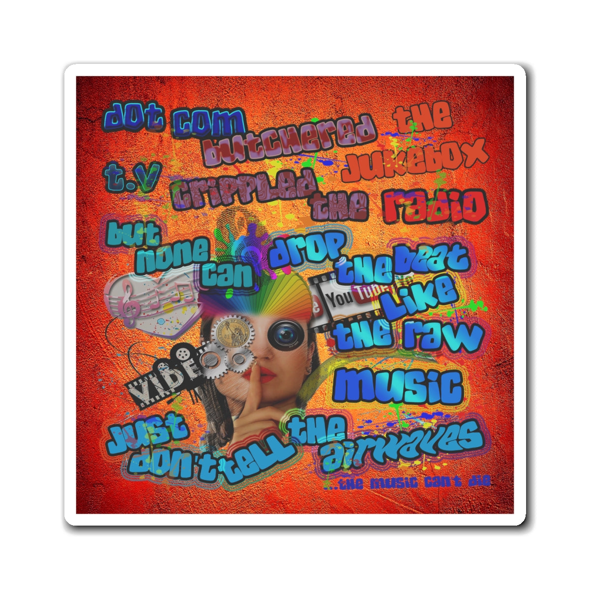 drop the beat - Magnets - (burnt orange)