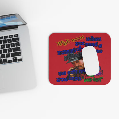 high noon - Mouse Pad (Rectangle) (dark red)