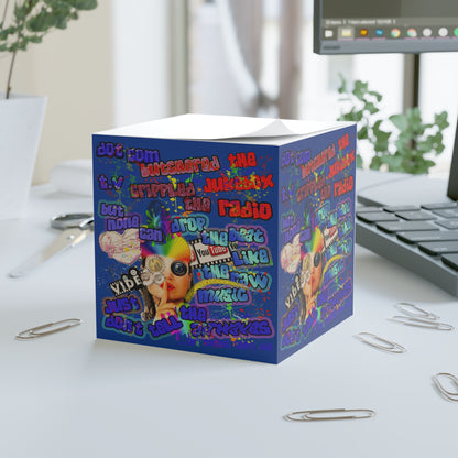 drop the beat - note cube (dark blue)