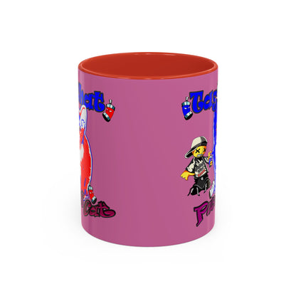 tag that - Accent Mug (light pink)