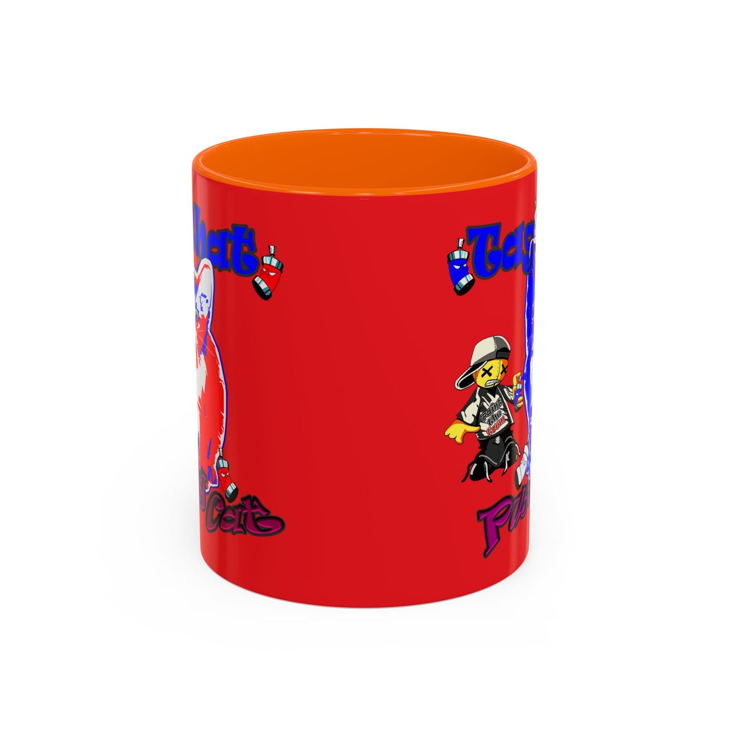 tag that - Accent Mug (red)