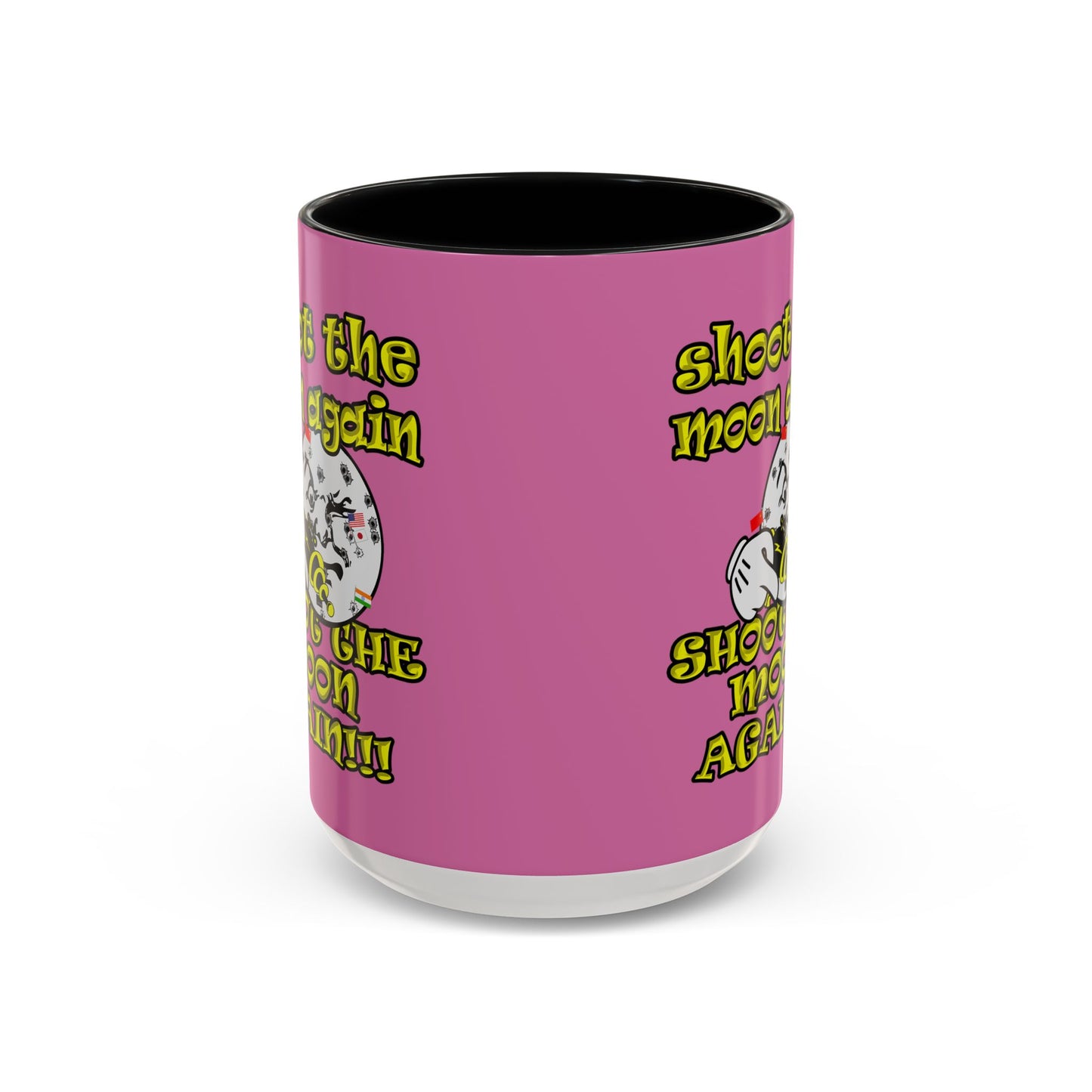 shoot the moon again - Accent Mug (light pink)