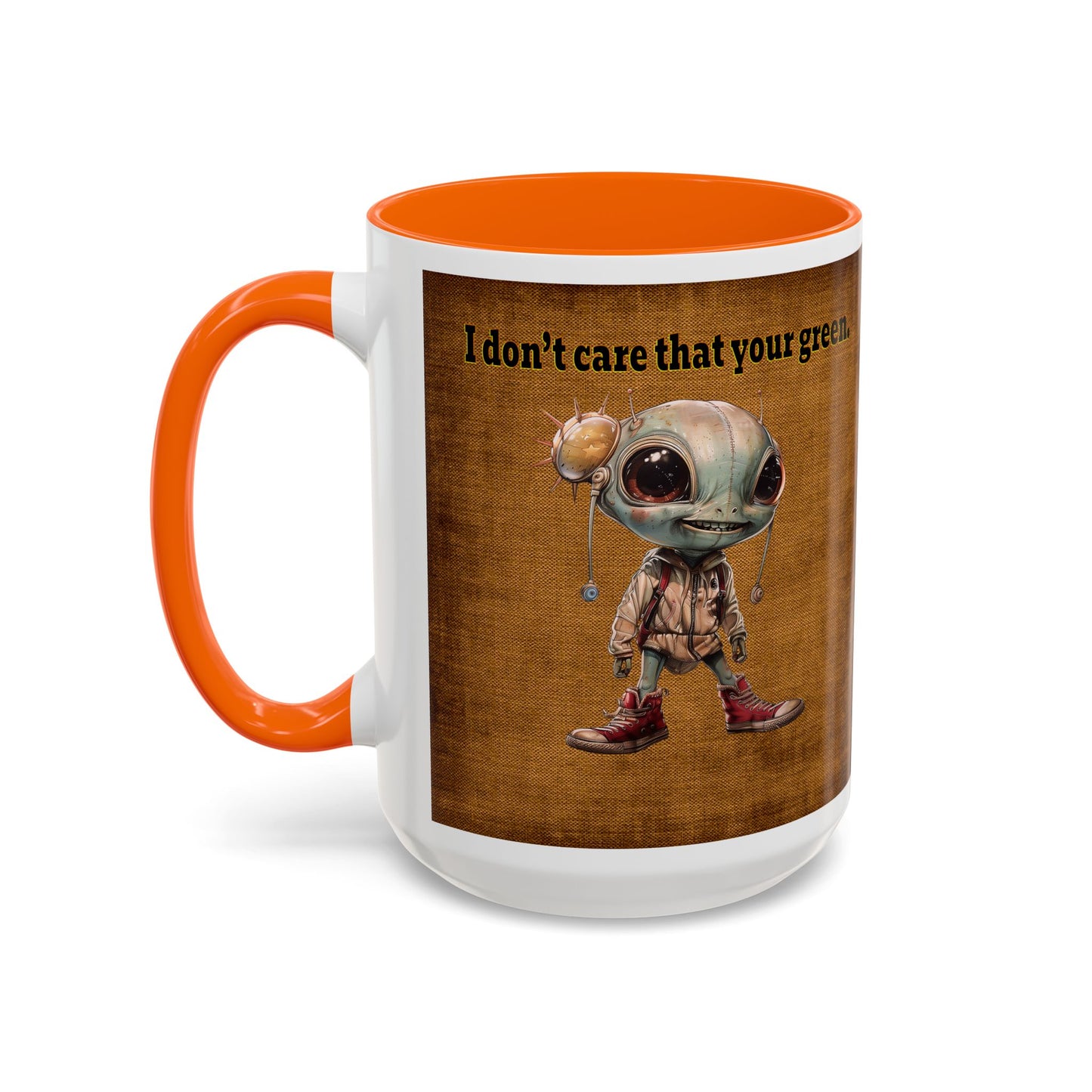 I don't care that your grey - Accent Mug (brown papyrus)
