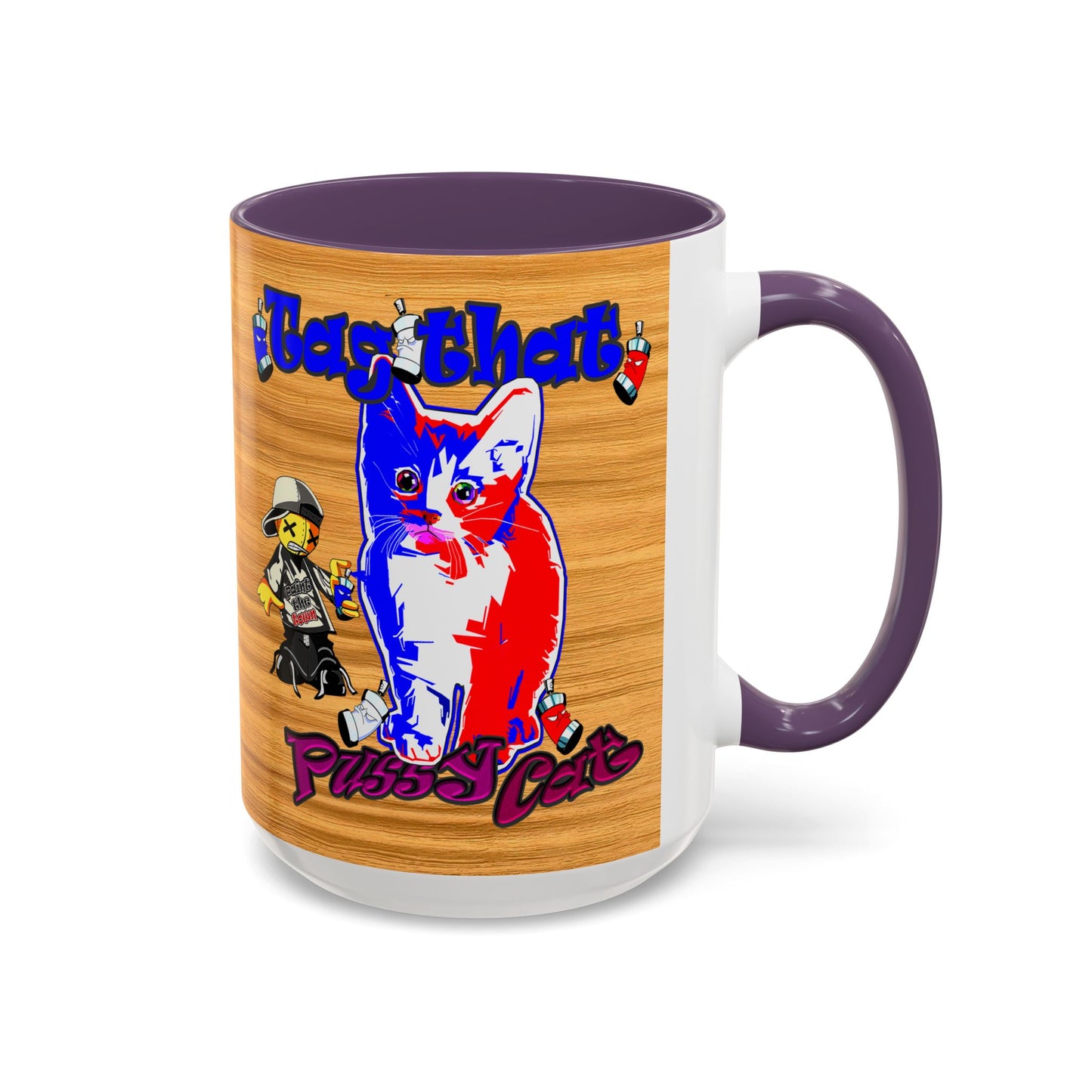 tag that - Accent Mug (butterscotch wood finish)