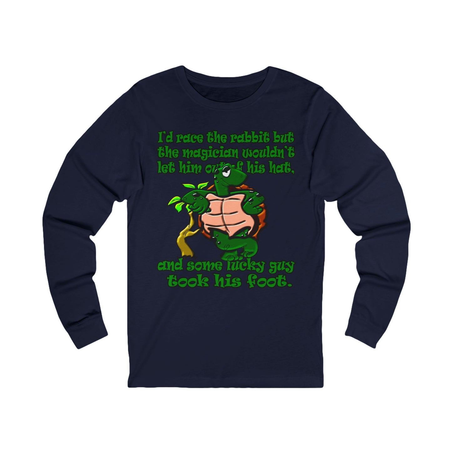 turtle race - Unisex Jersey Long Sleeve Tee