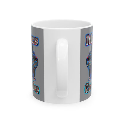 em cee squared - White Mug (grey)