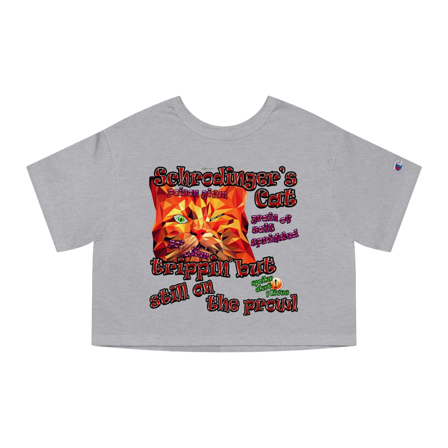 schrodinger's cat - Champion Women's Heritage Cropped T-Shirt