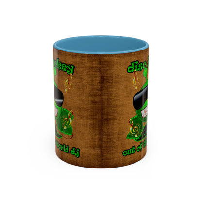 disc jockey - Accent Mug (brown papyrus)