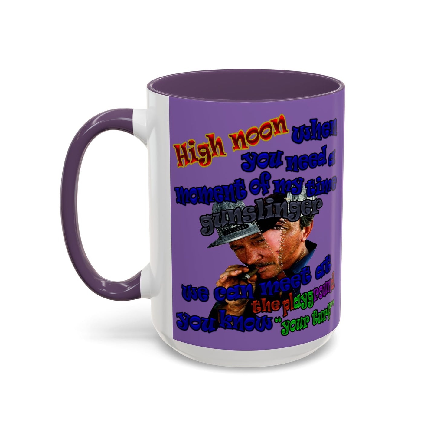 high noon - Accent Mug (light purple)