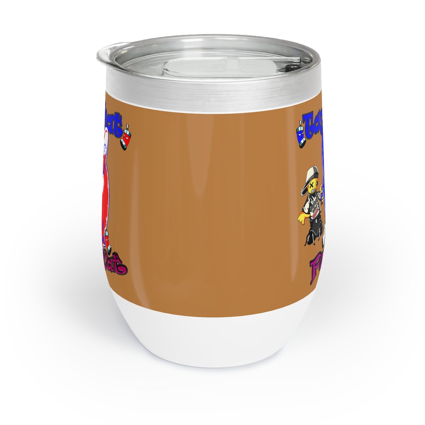 tag that - Chill Wine Tumbler (light brown)