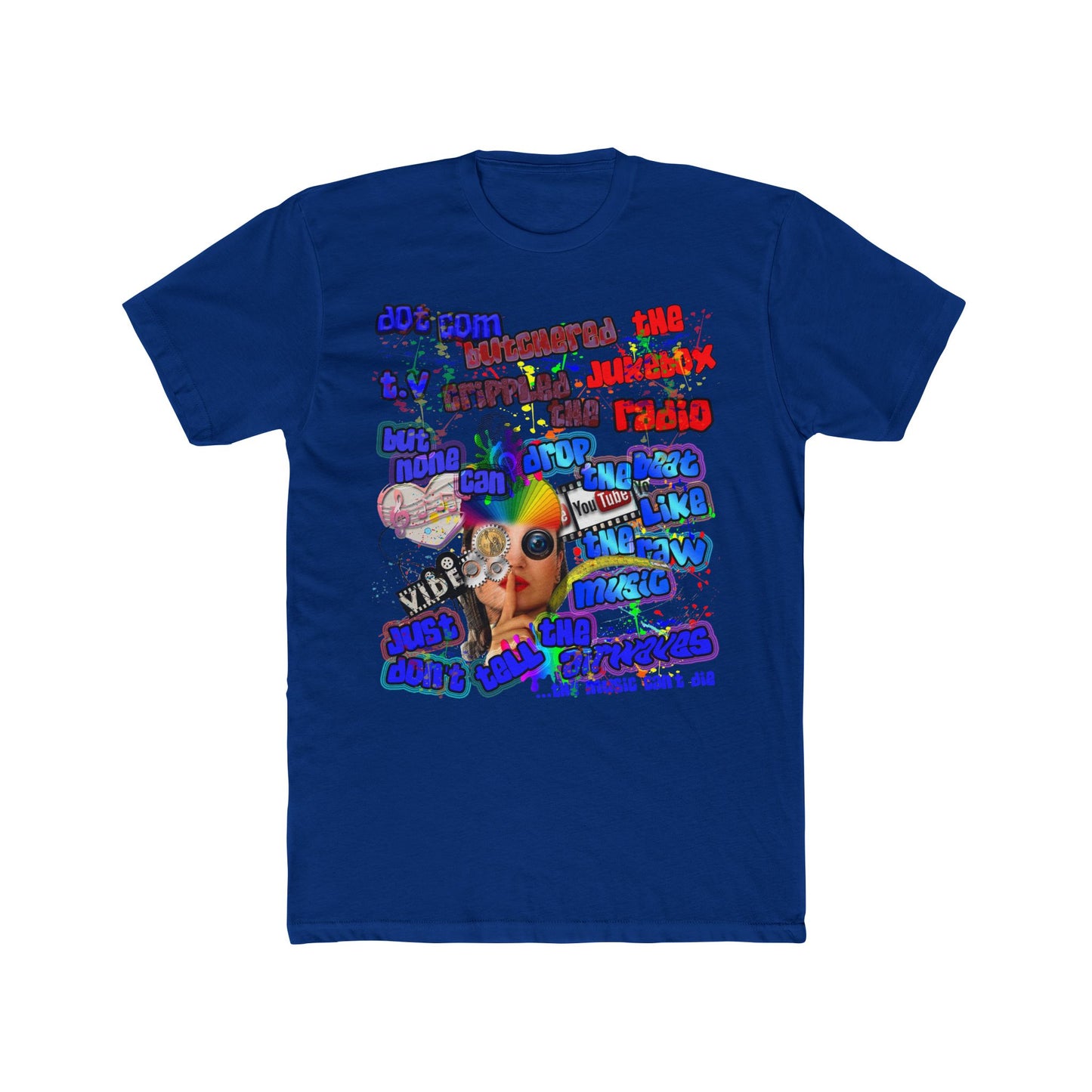 drop the beat - Men's Cotton Crew Tee