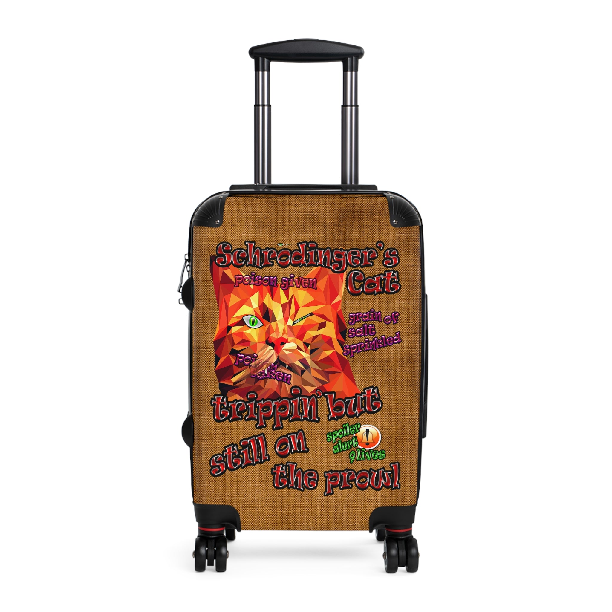 schrodinger's cat - suitcase (brown papyrus)