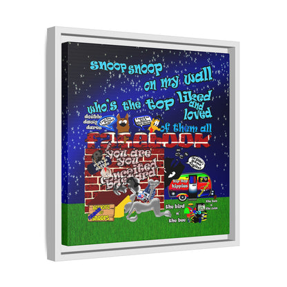 snoops - framed canvas art