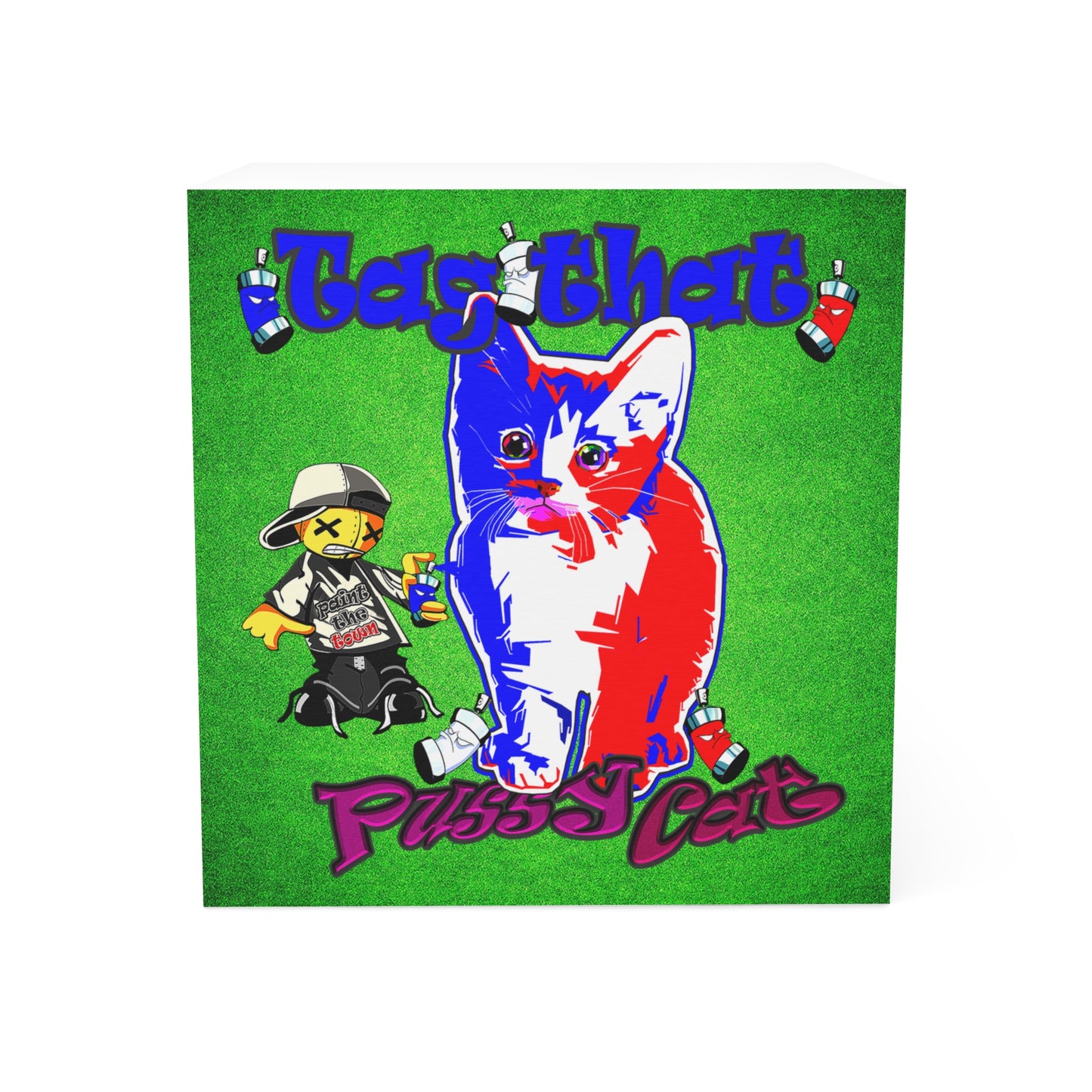 tag that - note cube (green turf)