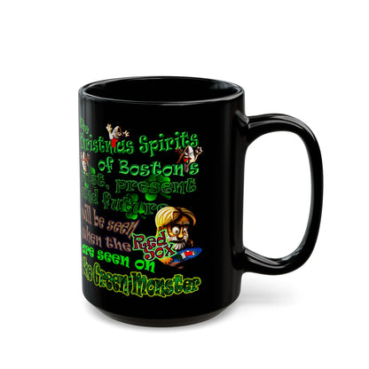 christmas spirits of boston - Black Mug (black)