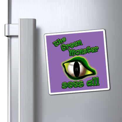 green monster - Magnets - (light purple)