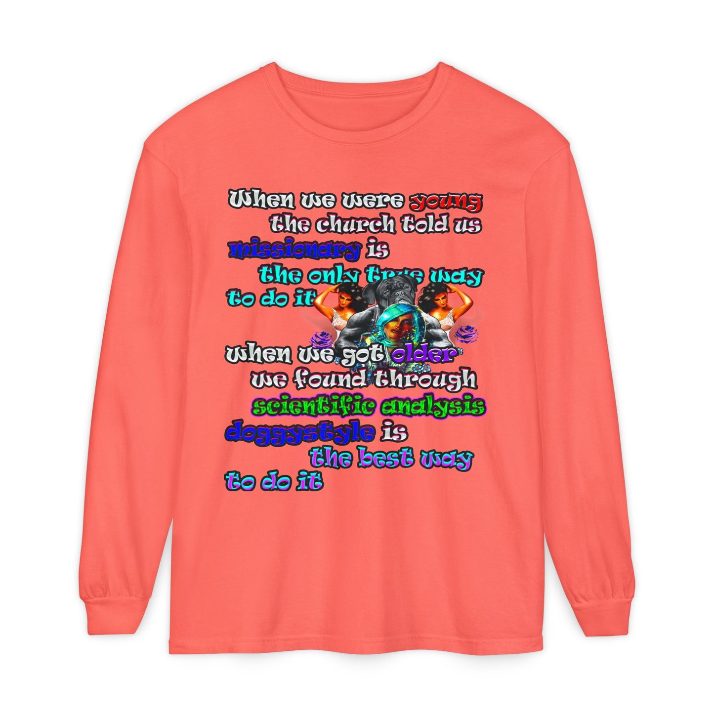 doggystyle - Unisex Garment-dyed Long Sleeve T-Shirt
