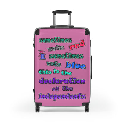 declaration of the independents - Suitcase (light pink)