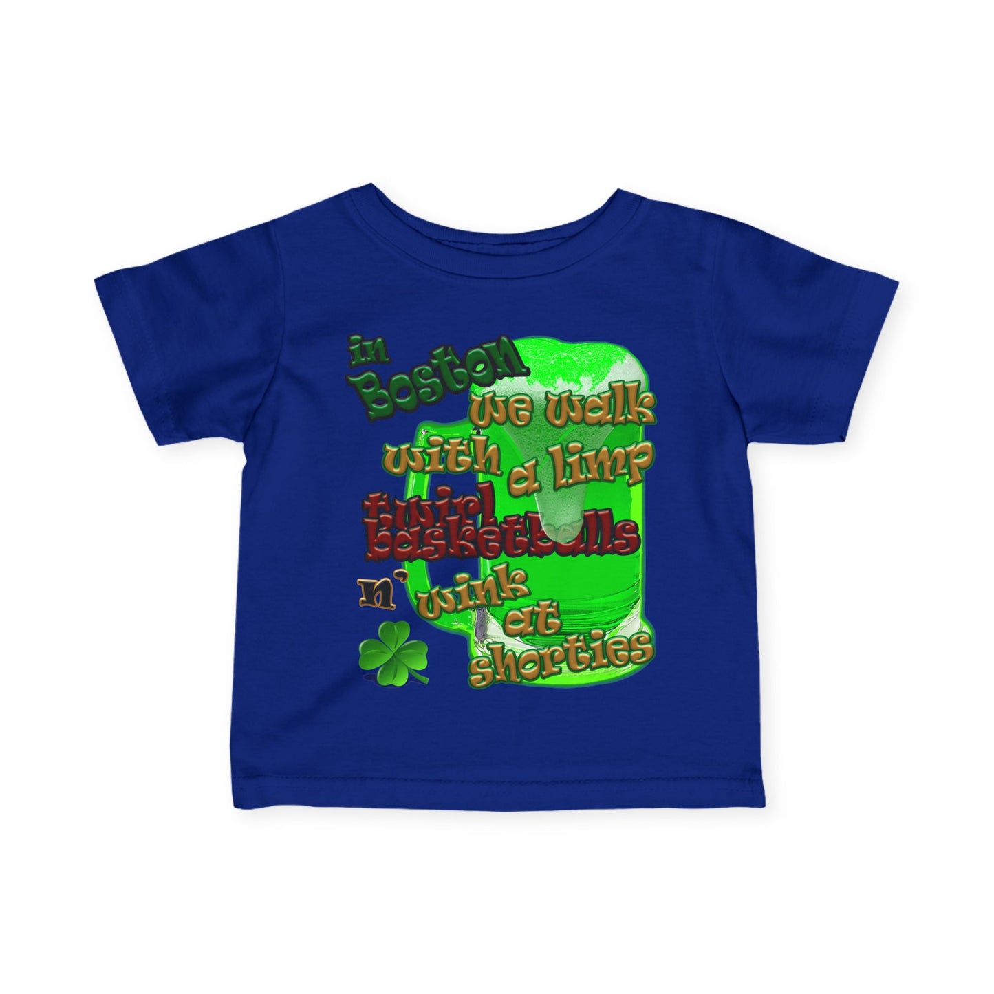celtics logo - Infant Fine Jersey Tee