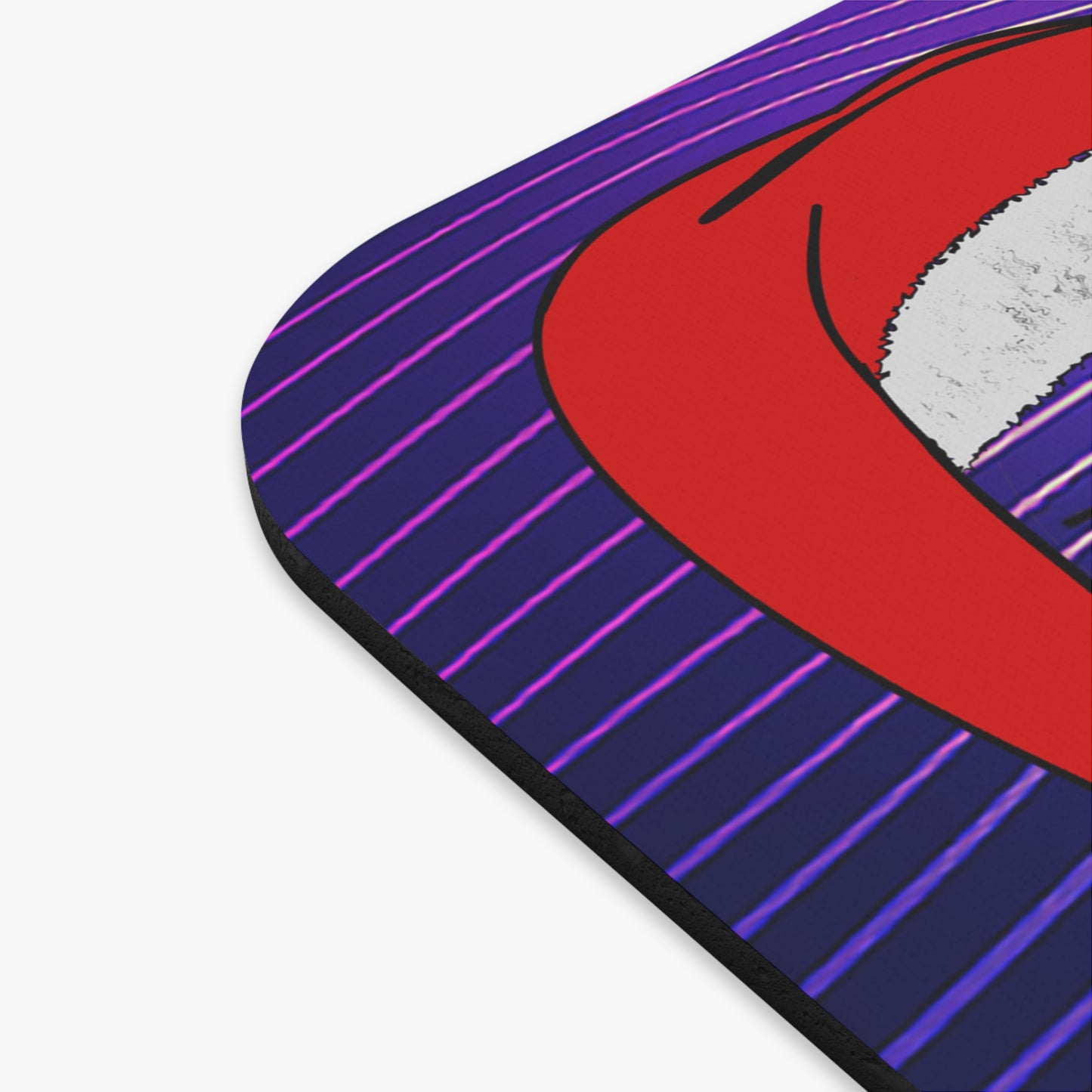 santa's shoes - Mouse Pad (Rectangle) (purple wave)