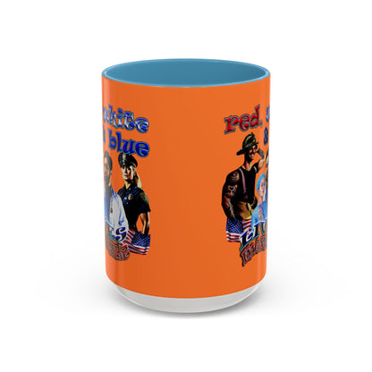 rw&b lives matter - Accent Mug (crusta)