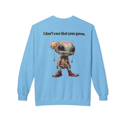 I don't care that your grey - Unisex Midweight Softstyle Fleece Crewneck Sweatshirt