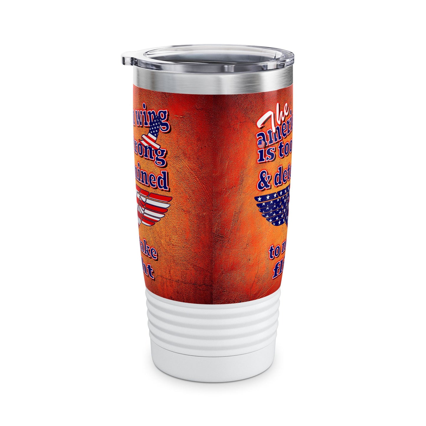 american wing - Ringneck Tumbler, 20oz (burnt orange)