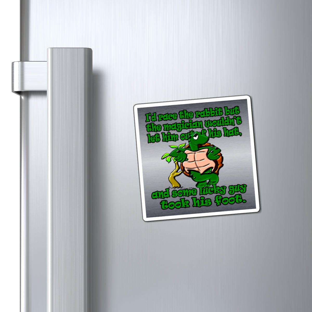 turtle race - Magnets - (brushed nickel)
