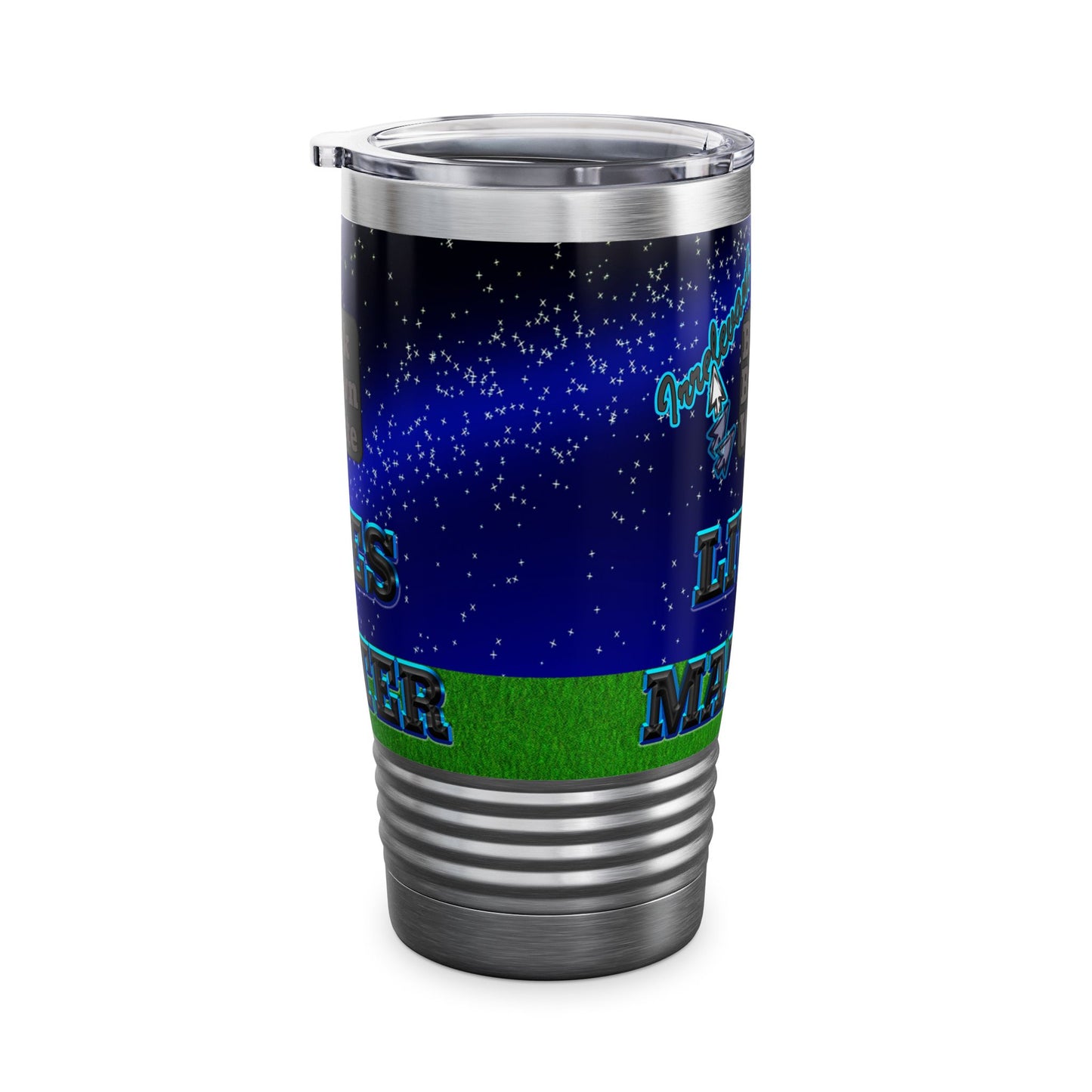 irrelevant - Ringneck Tumbler, 20oz ('snoops' background)