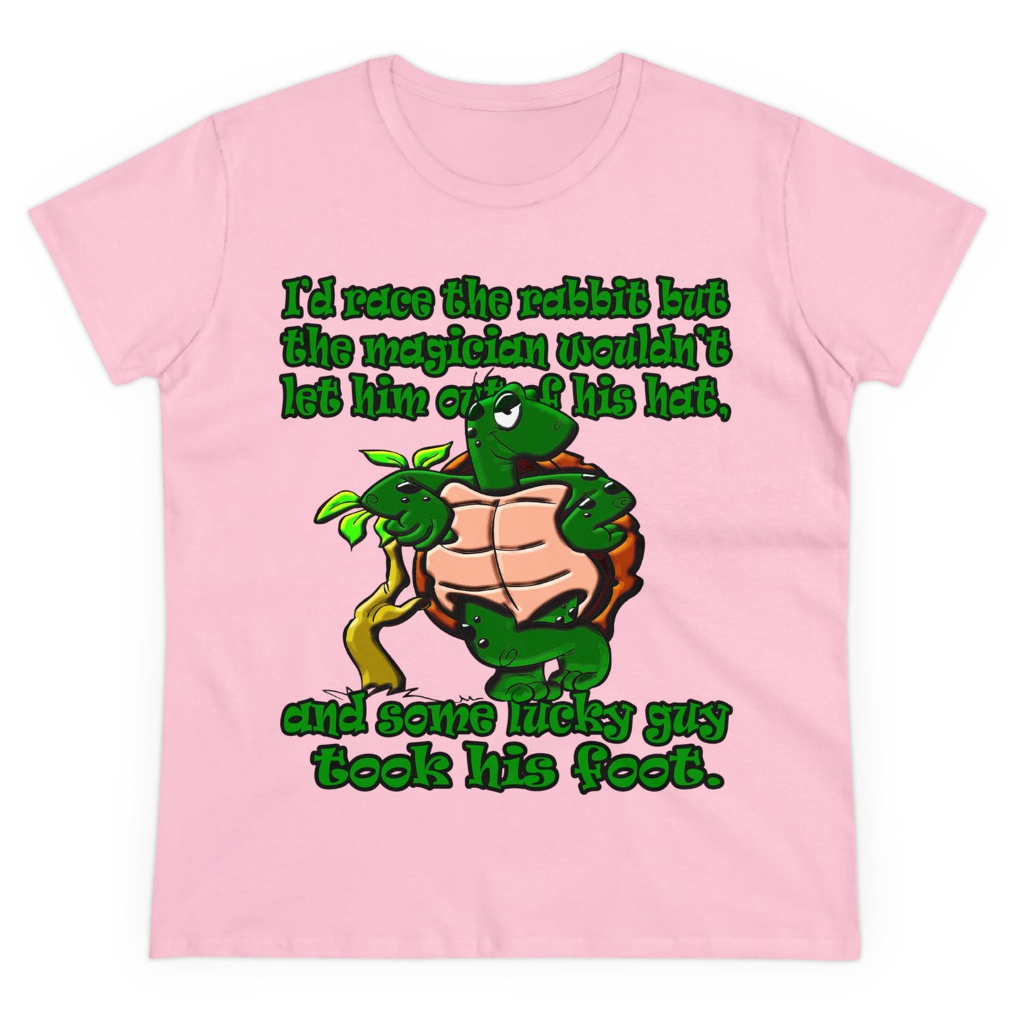 turtle race - Women's Midweight Cotton Tee