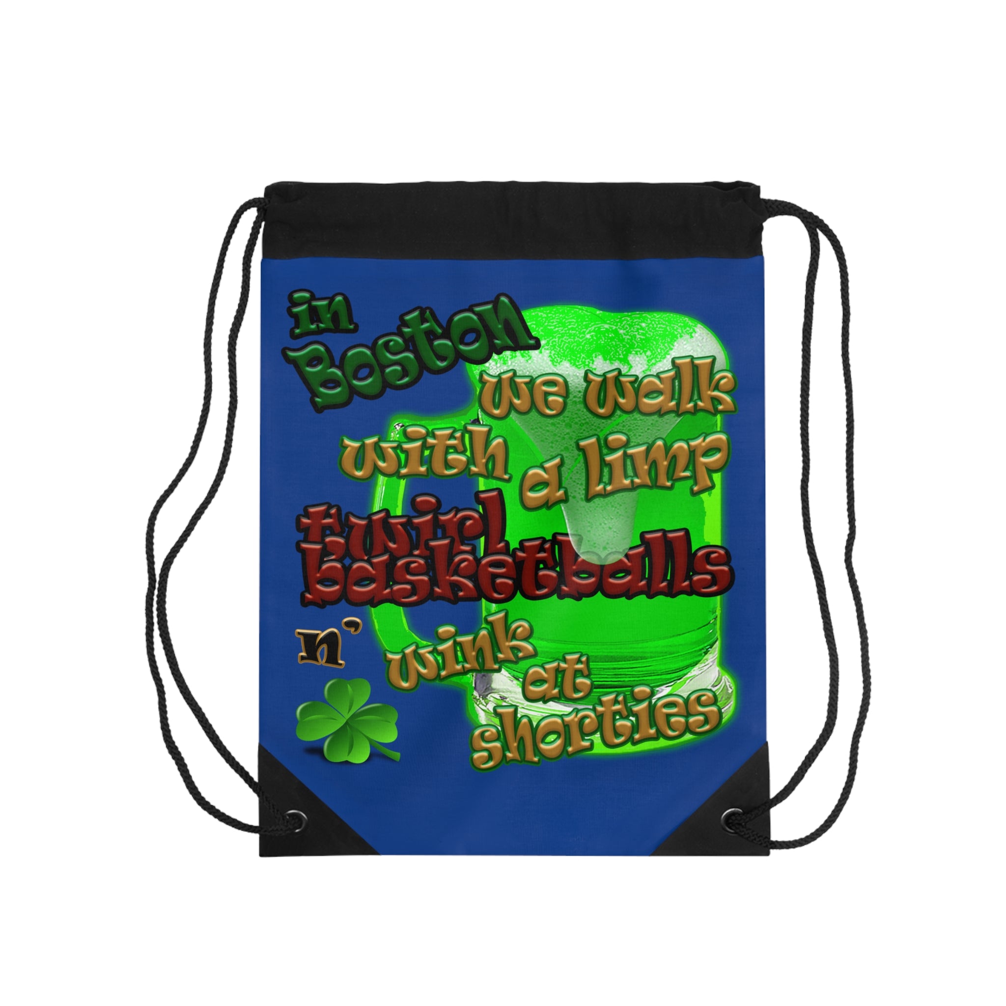 celtics logo - Drawstring Bag (dark blue)
