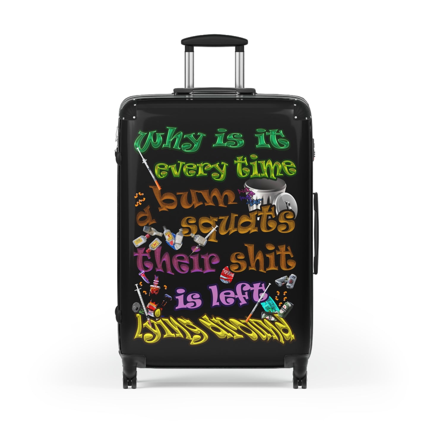 the bum's shit - Suitcase (black)