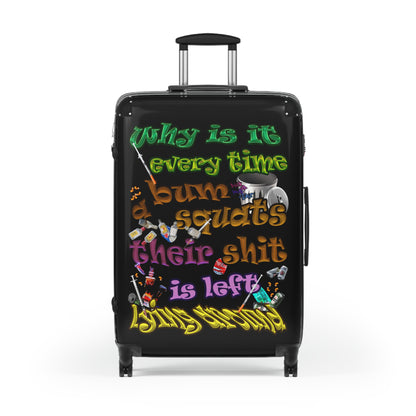 the bum's shit - Suitcase (black)
