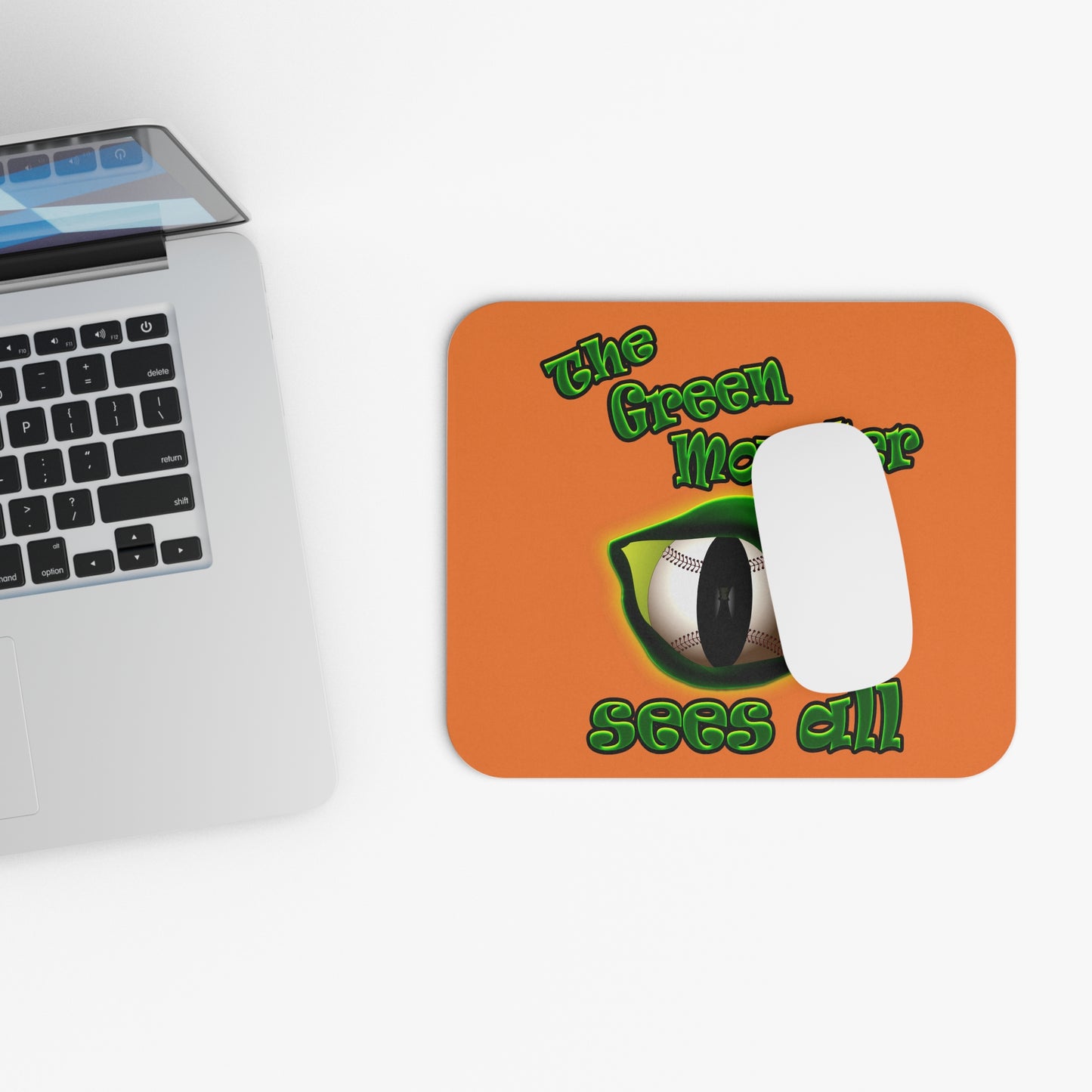 green monster - Mouse Pad (Rectangle) (crusta)