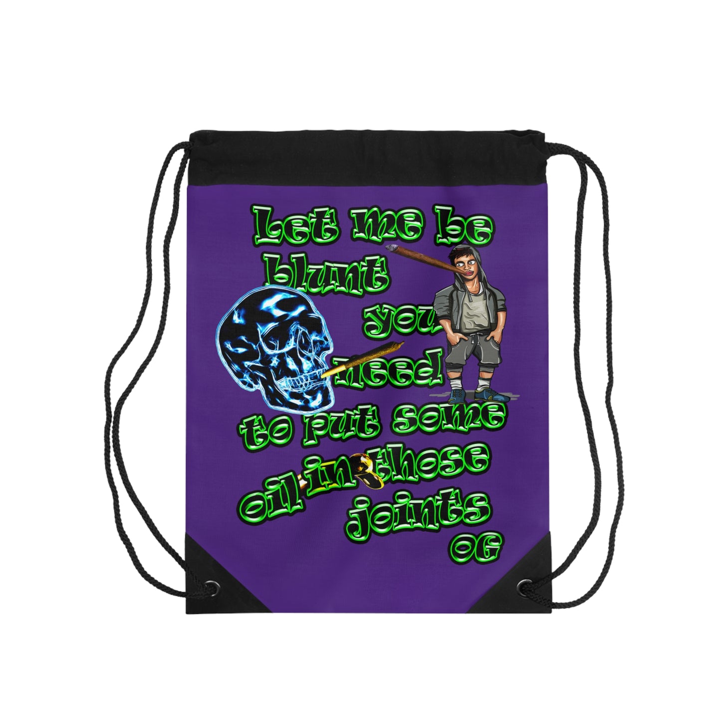 og - Drawstring Bag (purple)