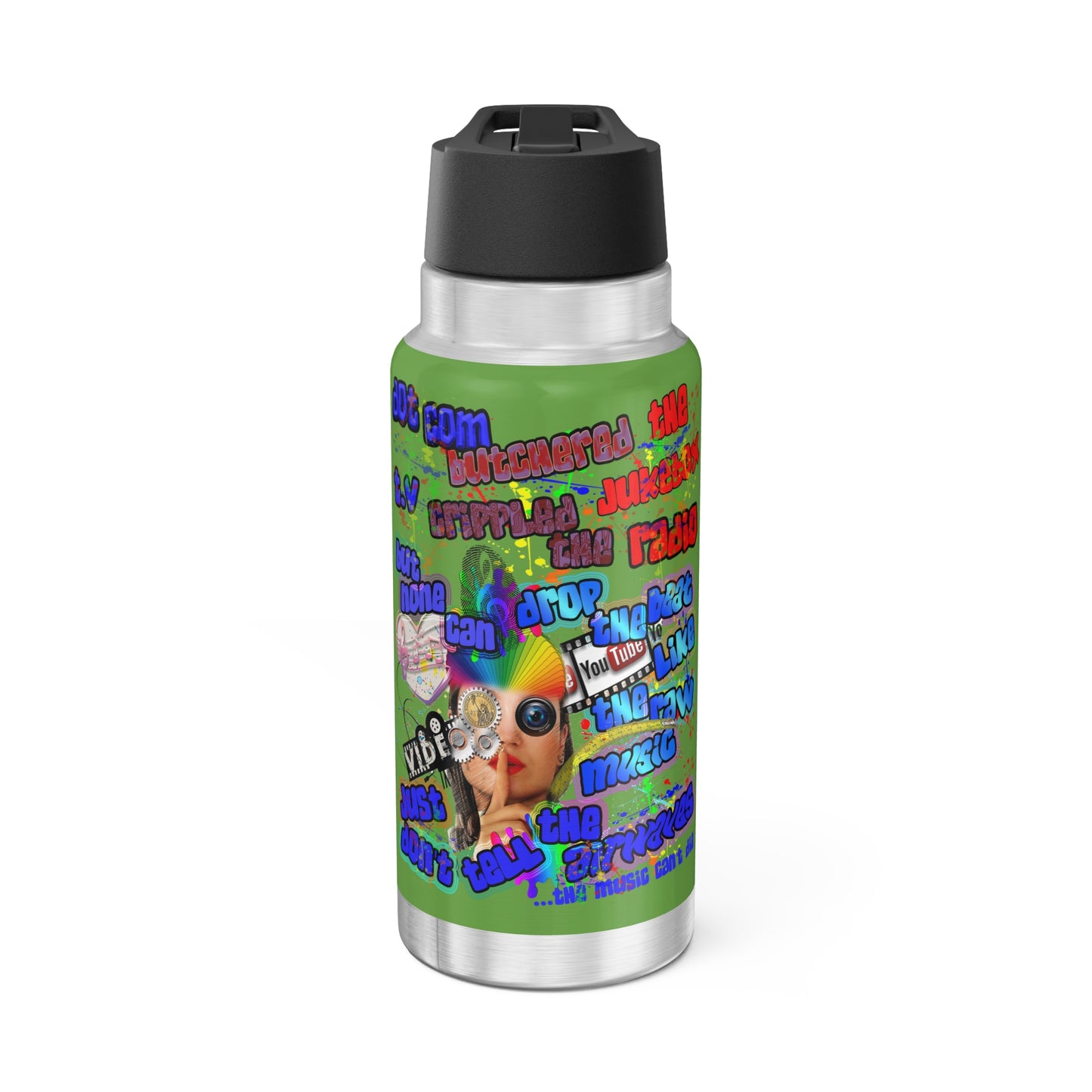 drop the beat - Gator Tumbler, 32oz (green)