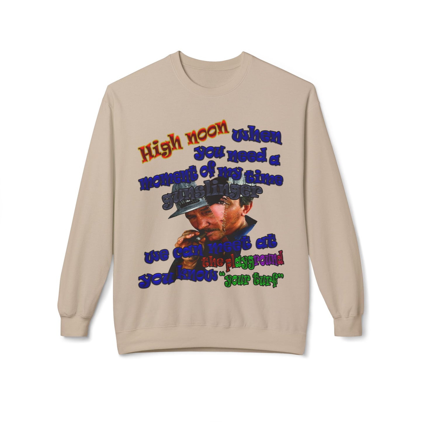 high noon - Unisex Midweight Softstyle Fleece Crewneck Sweatshirt