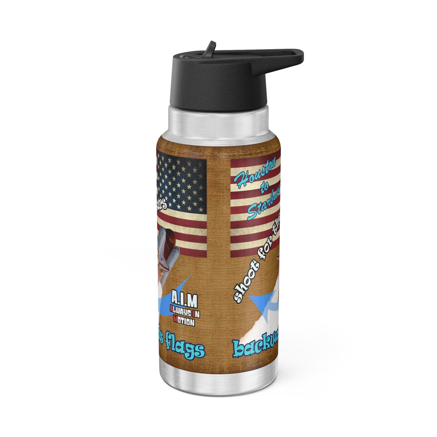 shoot for the stars - Gator Tumbler, 32oz (brown papyrus)