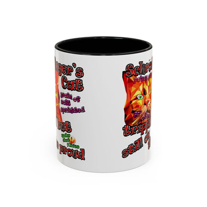 schrodinger's cat - Accent Mug (white)