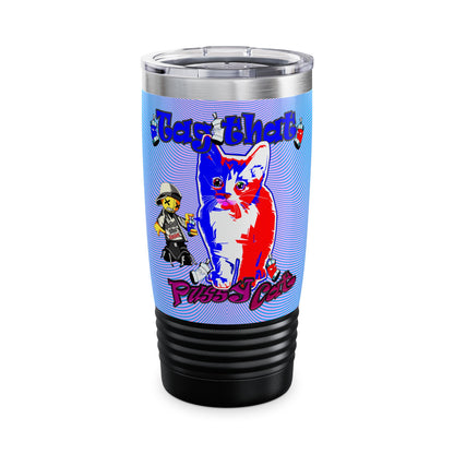 tag that - Ringneck Tumbler, 20oz (light blue-purple wave)