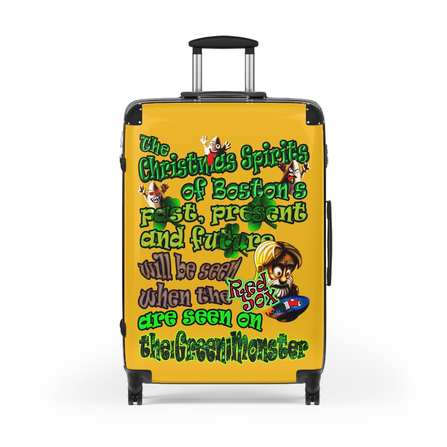 christmas spirits of boston - Suitcase (yellow)