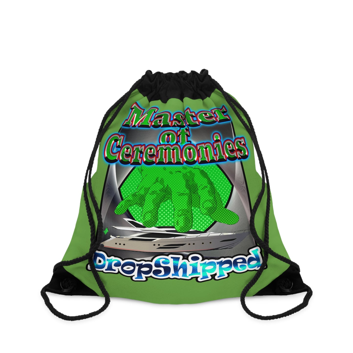 logo - Drawstring Bag (green)