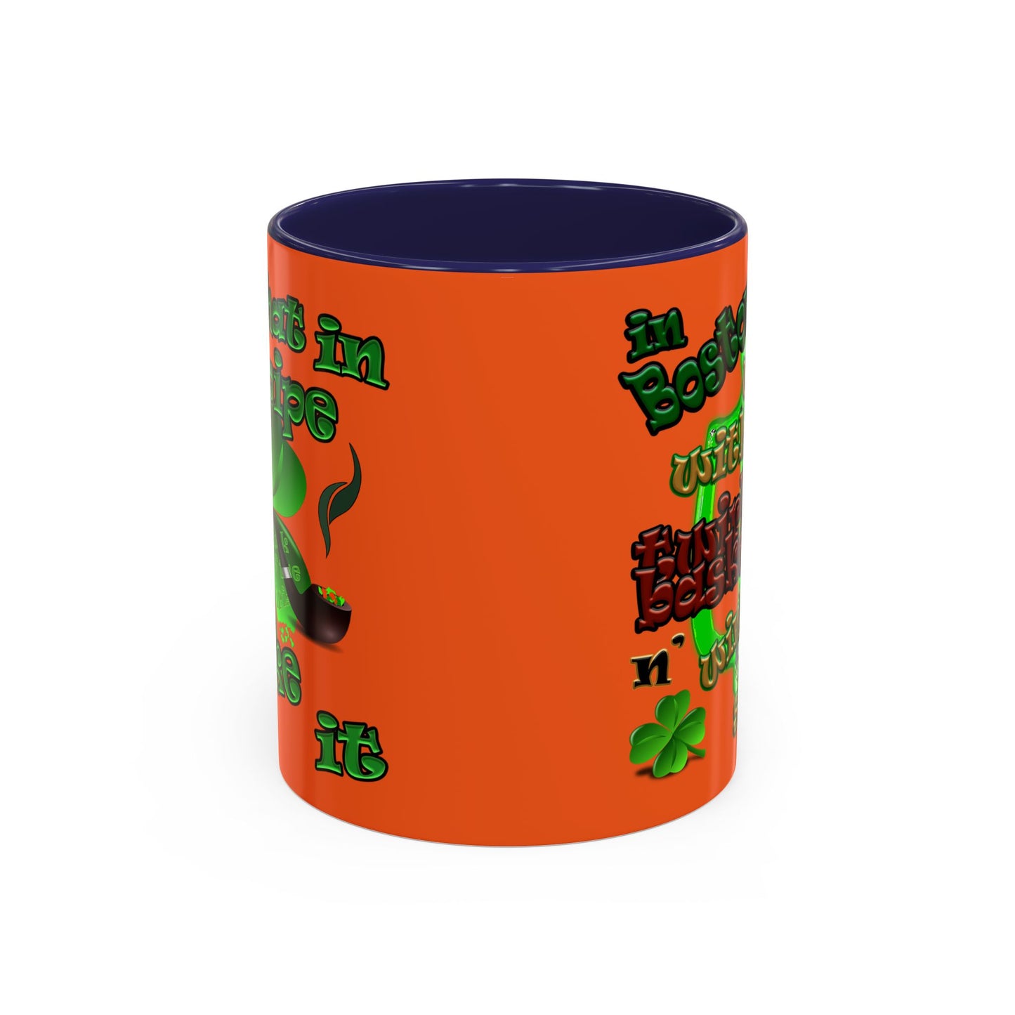 celtics logo - Accent Mug (orange)