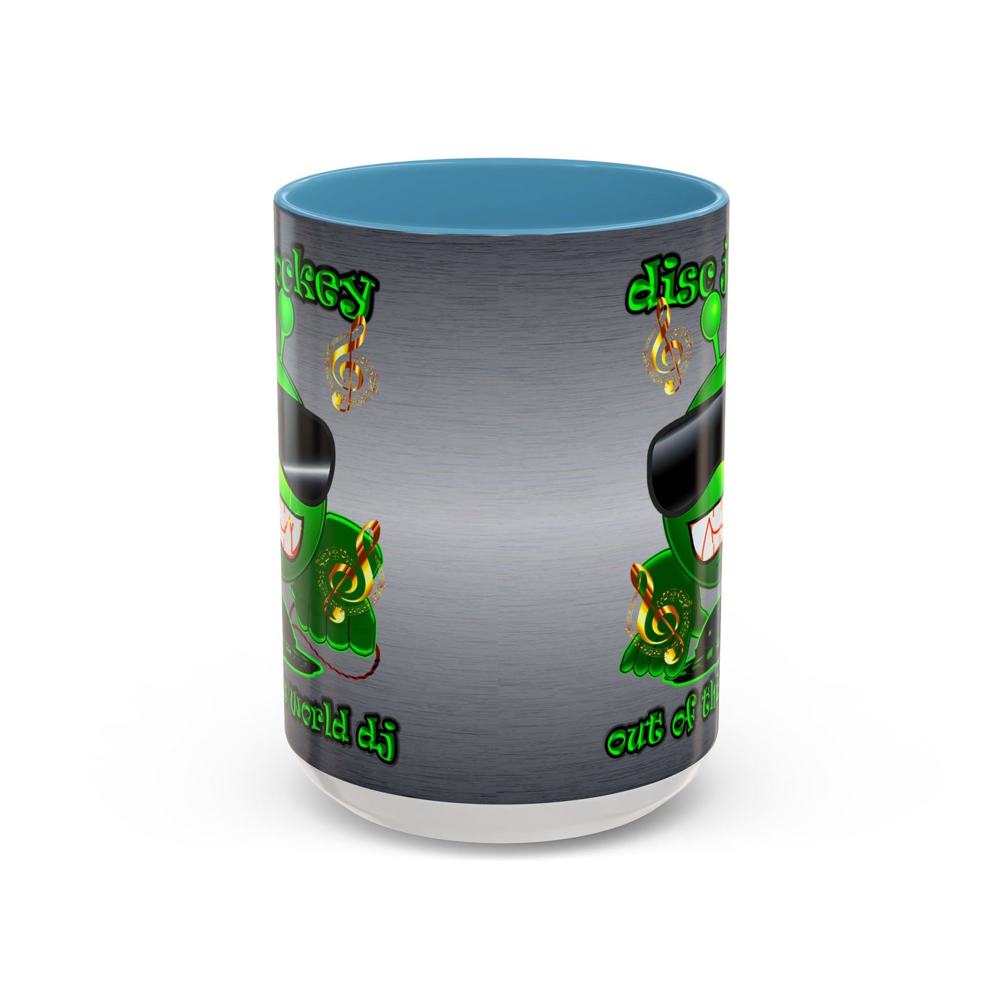 disc jockey - Accent Mug (brushed nickel)