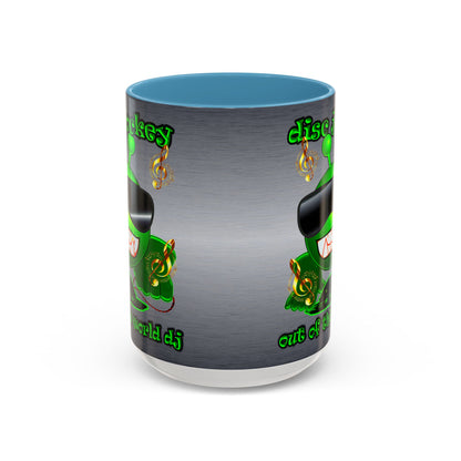 disc jockey - Accent Mug (brushed nickel)